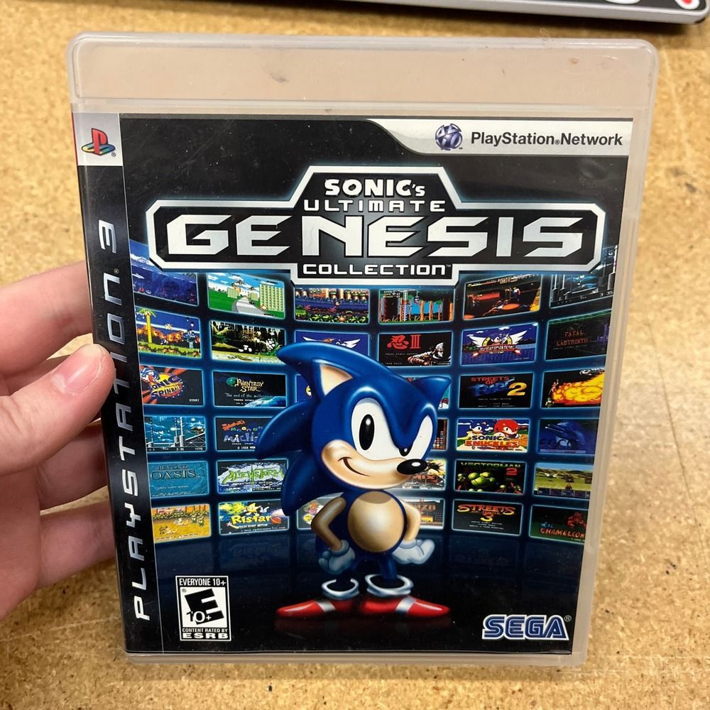 Sonic's Ultimate Genesis Collection PS3 (Sony PlayStation 3, 2009) Complete CIB